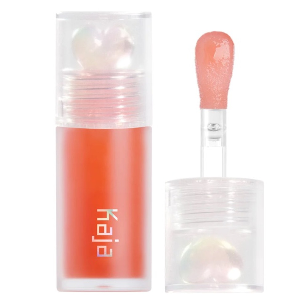 NIB Kaja Juicy Glass Instant Hydrating & Plumping Lip Oil | Apricot Allure